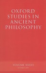 Oxford Studies in Ancient Philosophy - Brad Inwood