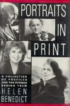 Portraits in Print: A Collection of Profiles and the Stories Behind Them - Helen Benedict, Jessica Mitford