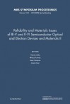 Reliability and Materials Issues of III V and II VI Semiconductor Optical and Electron Devices and Materials II: Volume 1432 - Osamu Ueda, M. Fukuda, K. Shiojima, E Piner