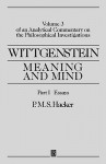 Wittgenstein: Meaning & Mind (An Analytic Commentary on the Philosophical Investigations 3) - Peter Michael Stephan Hacker