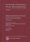 Representation Theory And Automorphic Forms: Instructional Conference, International Centre For Mathematical Sciences, March 1996, Edinburgh, Scotland - Anthony W. Knapp, T. N. Bailey, T N Bailey