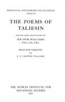 The Poems of Taliesin (Mediaeval & Modern Welsh) - Evans J. Gwenogvryn, Ifor Williams, J.E. Caerwyn Williams