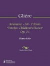 Romanze - No. 7 from "Twelve Children's Pieces" Op. 31 - Reinhold Gliere