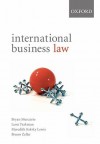 International Business Law - Bryan Mercurio, Leon E. Trakman, Meredith Kolsky Lewis, Bruno Zeller