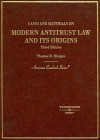 Morgan's Cases and Materials on Antitrust Law and Its Orgins, 3D (American Casebook Series) - Thomas D. Morgan