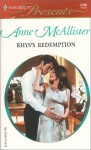 Rhys's Redemption - Anne McAllister