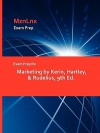 Exam Prep for Marketing by Kerin, Hartley, & Rudelius, 9th Ed - Hartley &. Rudelius Kerin, MznLnx