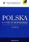 Polska w Unii Europejskiej. Tom 2. - Elżbieta Kawecka Wyrzykowska, Ewa Synowiec