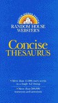 Random House Webster's Concise Thesaurus - Joyce O'Connor, Enid Pearsons