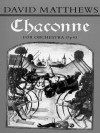 Chaconne: Score - David Matthews