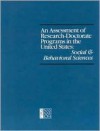 Assessment of Research-Doctorate Programs in the United States: Social and Behavioral Sciences - Lyle V. Jones