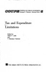 Tax and Expenditure Limitations - Helen F. Ladd, T. Nicolaus Tideman