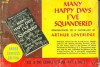 Many Happy Days I've Squandered - Arthur Loveridge