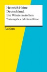 Textausgabe + Lektüreschlüssel. Heinrich Heine: Deutschland. Ein Wintermärchen (German Edition) - Wolfgang Kröger, Heinrich Heine