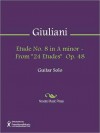 Etude No. 8 in A minor - From "24 Etudes" Op. 48 - Mauro Giuliani