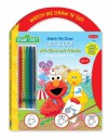 Watch Me Draw 'n' Go: Sesame Street's Let's Go! With Elmo and Friends Drawing Book & Kit - Bob Berry, Pamela Thomas