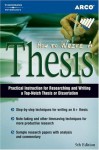 How to Write a Thesis 5E (Arco How to Write a Thesis) - Arco