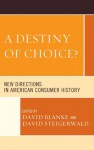 A Destiny of Choice?: New Directions in American Consumer History - David Blanke, David Steigerwald, Kristin Hoganson, Susan J. Matt