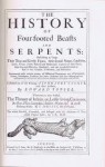 The History Of Four Footed Beasts And Serpents And Insects - Edward Topsell