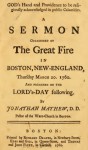 God's Hand and Providence to Be Religiously Acknowledged in Public Calamities. a Sermon Occasioned by the Great Fire in Boston, New-England, Thursday March 20, 1760 - Jonathan Mayhew