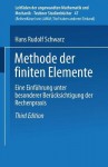 Methode Der Finiten Elemente - Hans-Rudolf Schwarz