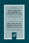 Ratio Fundamentalis Institutionis Diaconorum Permanentium: Directorium pro Ministerio et Vita Diaconorum Permanentium / Basic Norms for the Formation of ... the Ministry and Life of Permanent Deacons - Daughters of St. Paul