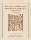 Examples to Accompany Descriptive Cataloging of Rare Books - Association of College and Research Libr