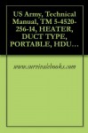 US Army, Technical Manual, TM 5-4520-256-14, HEATER, DUCT TYPE, PORTABLE, HDU-36/E, 120,000 BTU, MODEL H82, (NSN 4520-01-254-8548) AND H83, (4520-01-332-2394) - www.survivalebooks.com