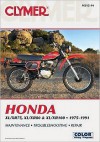 Clymer Honda XL/Xr75, XL/Xr80 & XL/Xr100 1975-1991 (M312-14) - Clymer