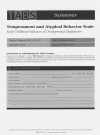 Temperament and Atypical Behavior Scale (TABS) Screener Forms: Early Childhood Indicators of Developmental Dysfunction - Stephen J. Bagnato, John T. Neisworth, John Salvia, Frances M. Hunt