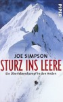 Sturz ins Leere: Ein Überlebenskampf in den Anden - Joe Simpson, Edigna Hackelsberger