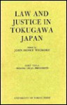 A Persons: Legal Precedents (Law and Justice in Tokugawa Japan, Part 8) (Pt. VIII) - John H. Wigmore