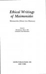 Ethical Writings of Maimonides - Maimonides