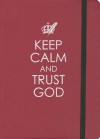 Hc Journal Medium Keep Calm & Trust God - Christian Art Gifts