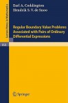 Regular Boundary Value Problems Associated With Pairs Of Ordinary Differential Expressions - Earl A. Coddington, H.S.V. de Snoo