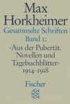 Gesammelte Schriften I - Max Horkheimer, Alfred Schmidt