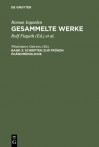 Schriften Zur Fruhen Phanomenologie - Wlodzimierz Galewicz