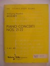 Piano Concerti Nos. 21-22 (Kalmus Study Scores 978) K467, 482 - Wolfgang Amadeus Mozart