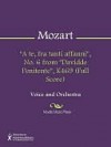 ''A te, fra tanti affanni'', No. 6 from ''Davidde Penitente'', K469 (Full Score) - Wolfgang Amadeus Mozart