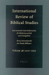 International Review of Biblical Studies, Volume 48 (2001-2002): Internationale Zeitschriftenschau Fur Bibelwissenschaft Und Grenzgebiete - Bernhard Lang