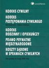 Kodeks cywilny Kodeks postępowania cywilnego Kodeks rodzinny i opiekuńczy Prawo prywatne międzynarodoweKoszty sądowe w sprawach cywilnych - Tadeusz Ereciński