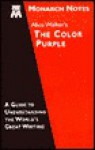 Alice Walker's The color purple (Monarch notes) - Barbara Christian