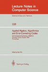 Applied Algebra, Algorithmics And Error Correcting Codes: 2nd International Conference, Aaecc 2, Toulouse, France, October 1 5, 1984: Proceedings - Alain Poli