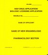 New Drug Application: Pharmacology Section (Yellow Paper Folder) - Food and Drug Administration (U.S.)