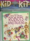 How to Draw Robots and Aliens [With 6 Colored Pencils and 4 Pencils and Eraser and Paperback Book and Sharpener] - Usborne Books