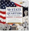 50 State Quarters Collector's Map: Including the District of Columbia and the Us Territories - Peter Pauper Press