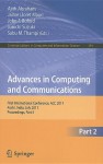 Advances In Computing And Communications, Part Ii: First International Conference, Acc 2011, Kochi, India, July 22 24, 2011. Proceedings, Part Ii (Communications In Computer And Information Science) - Ajith Abraham, Jaime Lloret Mauri, John Buford, Junichi Suzuki, Sabu M. Thampi