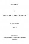 Journal by Frances Anne Butler: Volume 2 - Fanny Kemble