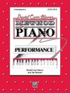 David Car Glover Method For Piano / Performance / Lev - Alfred Publishing Company