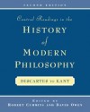 Central Readings in the History of Modern Philosophy - Robert Cummins, David W.D. Owen